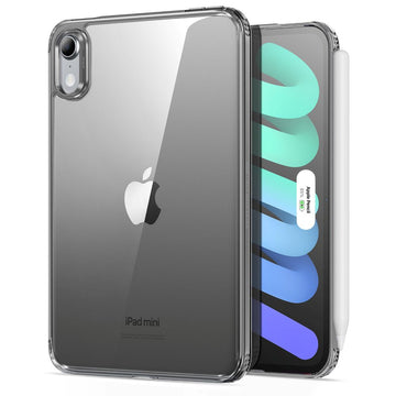 iPad mini 8 (A20 Pro) 巧匯系列透明防摔平板保護殼｜黑邊剔透白
