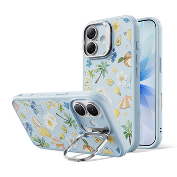 ESR億色 iPhone 17 系列 磁吸巧匯系列按鍵款 鏡頭支架 手機保護殼 i17 花卉版