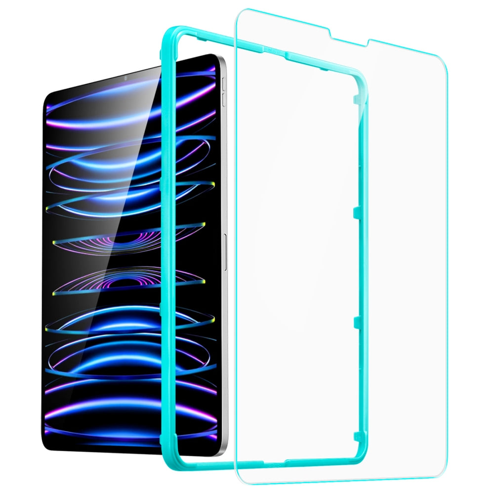 ESR億色 iPad Pro 11吋【2022/2021/2020/2018】/Air 5/4 高清鋼化玻璃膜保護貼-1片裝 贈貼膜神器 透明