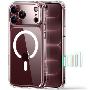 iPhone 18 Pro 巧匯系列透明磁吸防摔手機殼 - 剔透白
