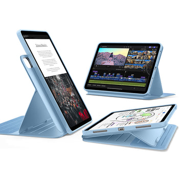 ESR億色 iPad Air 13英吋【2026/2025/2024】眾置系列可升降雙用款平板保護套 清新藍