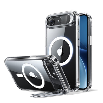 iPhone 17e 磁吸巧匯鏡頭支架手機殼-剔透白