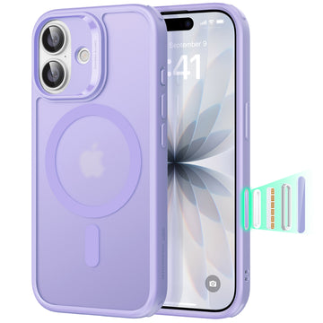 ESR億色 iPhone 17 系列 磁吸巧匯系列按鍵款 手機保護殼 i17 紫邊半透紫