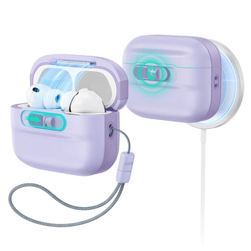 ESR億色 Airpods Pro 3 靈護安全鎖 耳機保護套(支援MagSafe) 薰衣草紫
