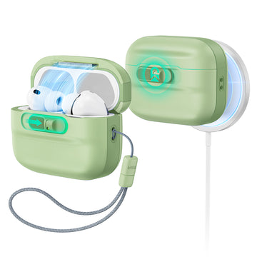 ESR億色 Airpods Pro 3 靈護安全鎖 耳機保護套(支援MagSafe) 淺綠色