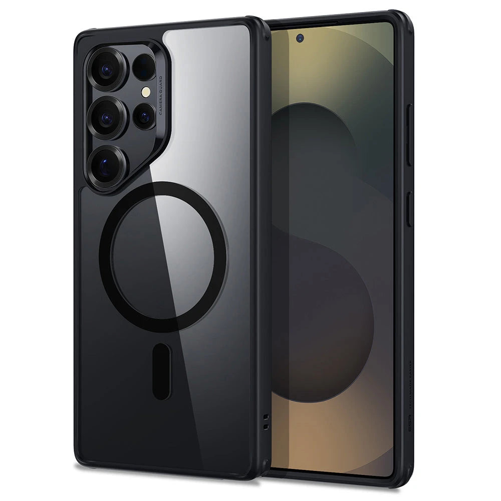 Galaxy S25 Ultra HaloLock Classic Hybrid Case - Clear Black ESR ESR