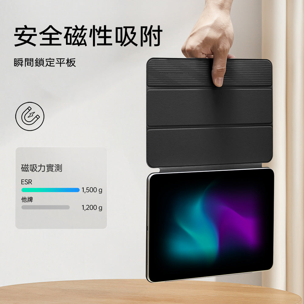 iPad Air 11″ (2025) Rebound Magnetic Case - Grey