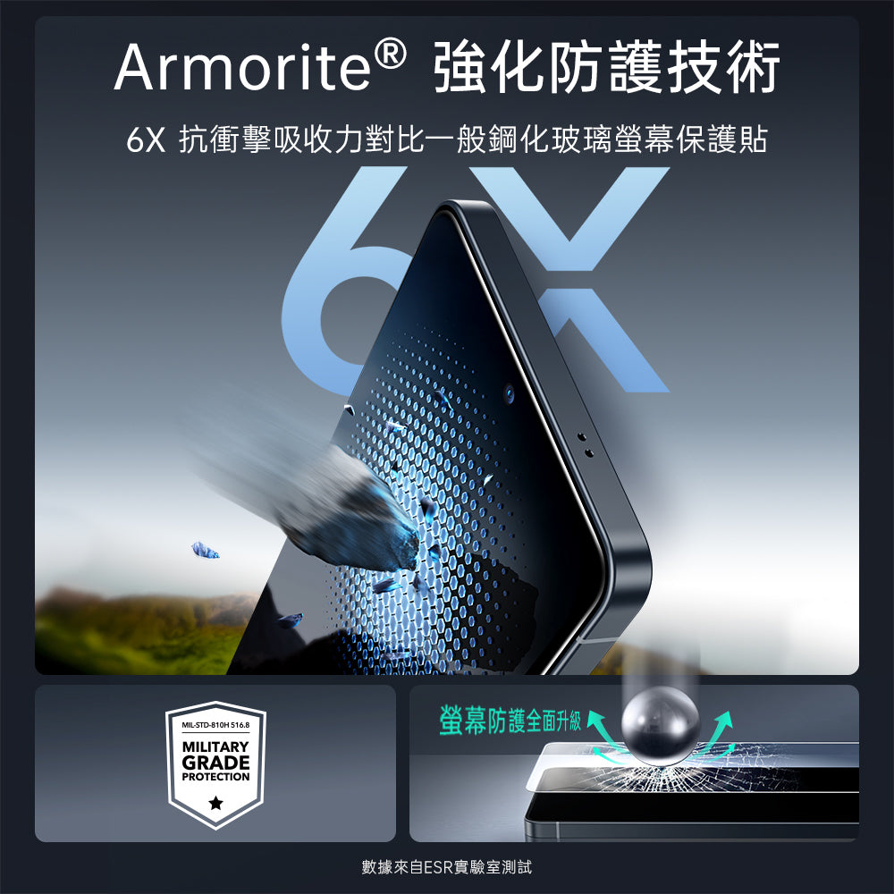 Galaxy S26 Ultra UltraFit Armorite® 螢幕保護貼 - 2 片裝
