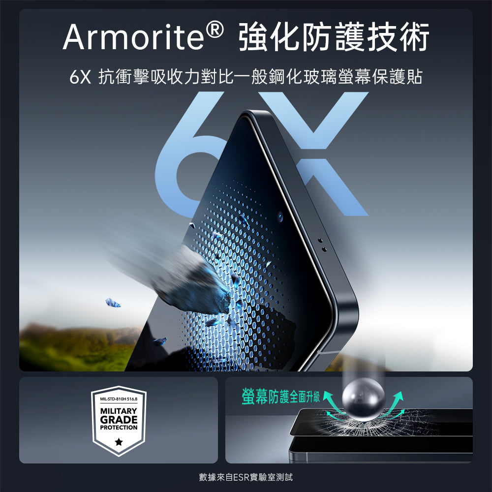 Galaxy S26 Ultra UltraFit Armorite® 防窺螢幕保護貼 - 1 片裝