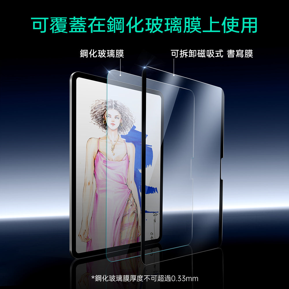 iPad Pro 11" (2025) Paper-Feel Magnetic Screen Protector 