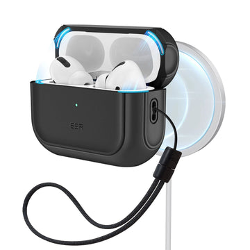 ESR億色 AirPods Pro 2 HaloLock磁電空間 靈盾系列 耳機保護套 魔力黑 V4