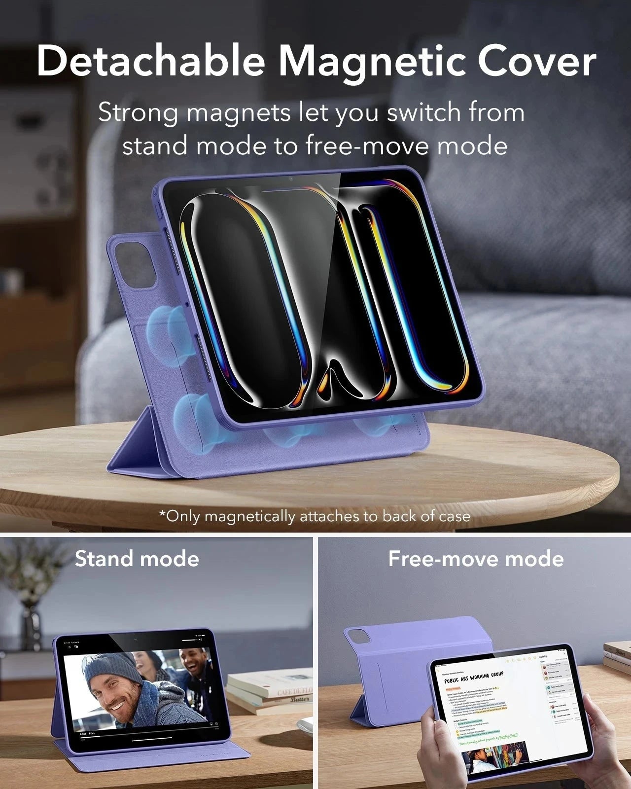 iPad Pro 11ʺ (2025) Rebound Hybrid Case 360 - Lavender ESR ESR