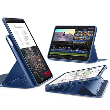 ESR億色 iPad Pro 13英吋【2024/2025】眾置系列可升降雙用款平板保護套 海軍藍