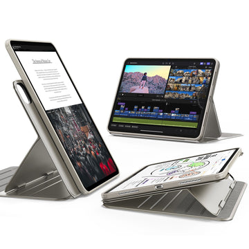 ESR億色 iPad Pro 13英吋【2024/2025】眾置系列可升降雙用款平板保護套 原色鈦金屬