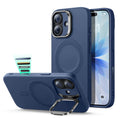 blue esr best alternative apple silicone iPhone 17 Cloud Soft Magnetic Case with stash stand 