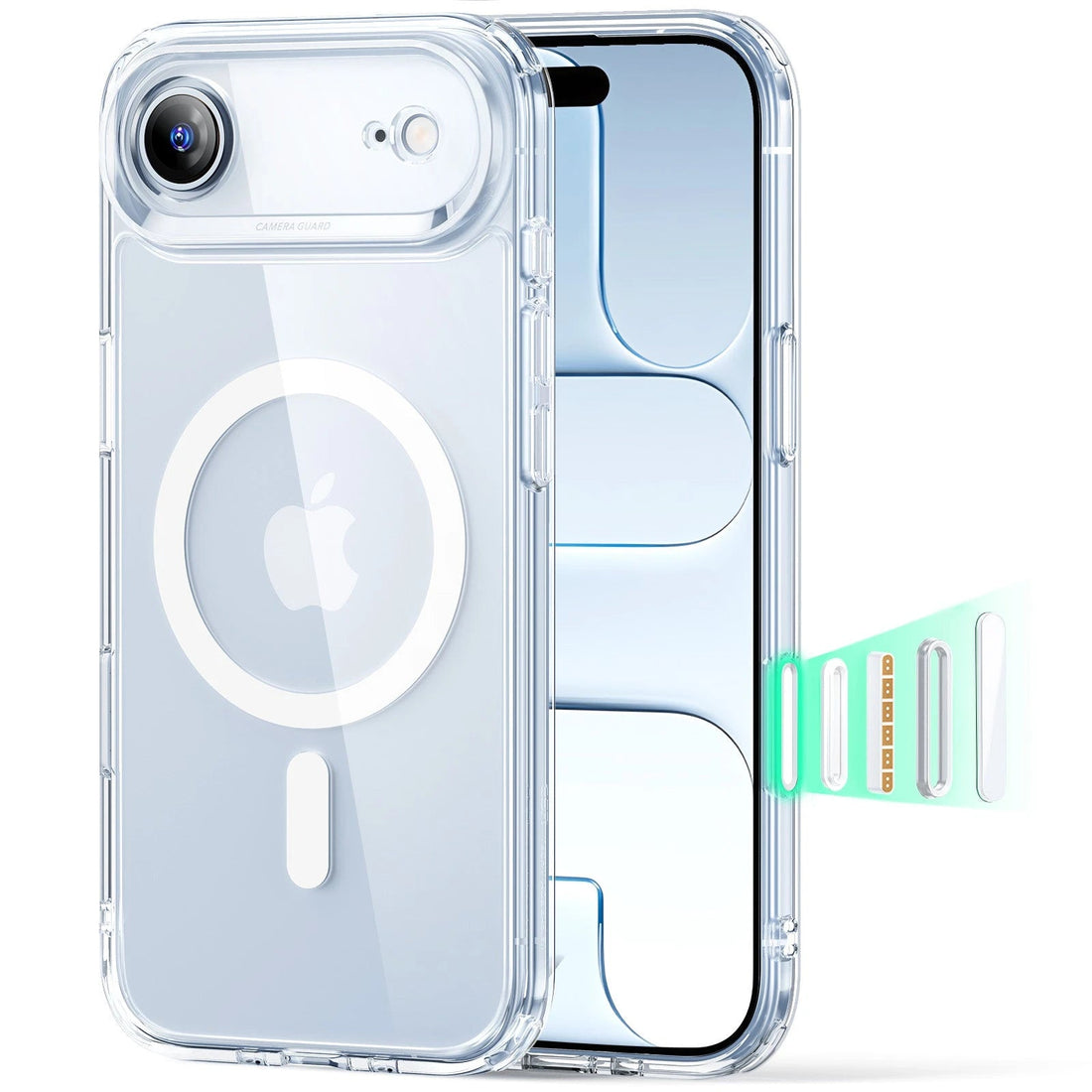 esr-iphone-17-air-anti-yellowing-clear-magsafe-case