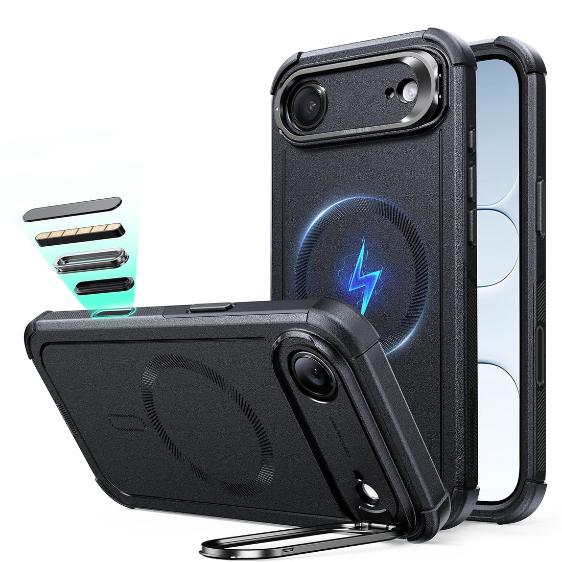esr-iphone-17-air-magsafe-Military-Grade-case-with-stash-stand