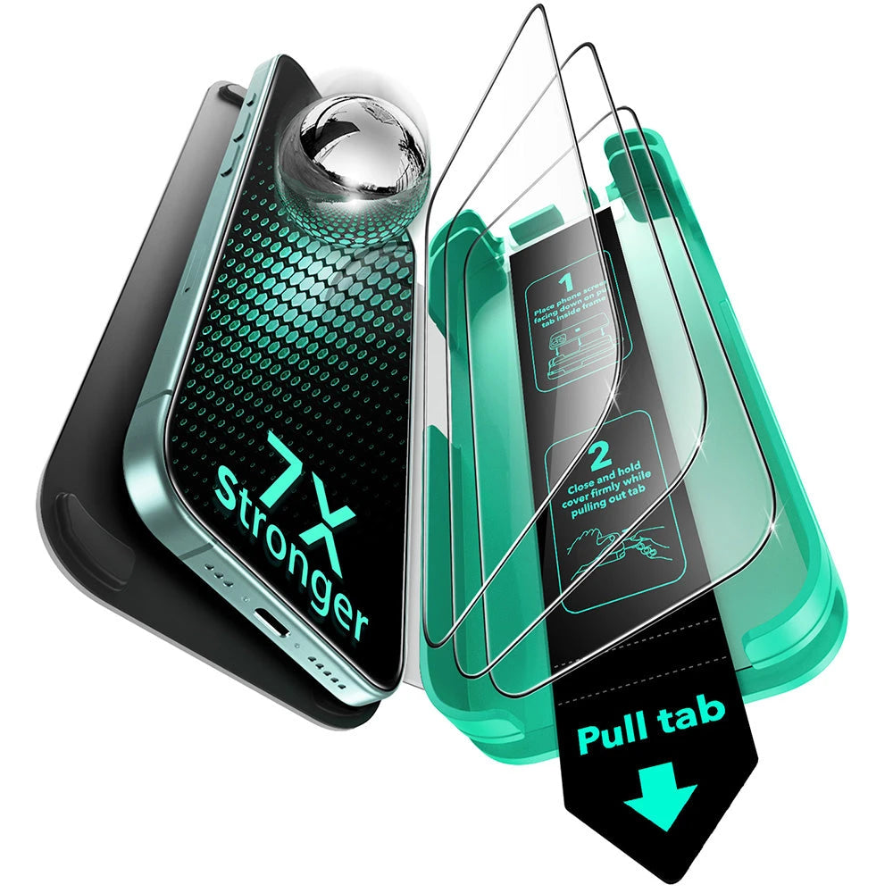 iPhone 16/15 Armorite Screen Protector - 3 Pack ESR ESR