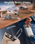 iPhone 16 Pro Cyber Tough Magnetic Case (Camera Control, Stash Stand) - Desert Titanium ESR ESR