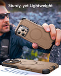 iPhone 16 Pro Cyber Tough Magnetic Case (Camera Control, Stash Stand) - Desert Titanium ESR ESR