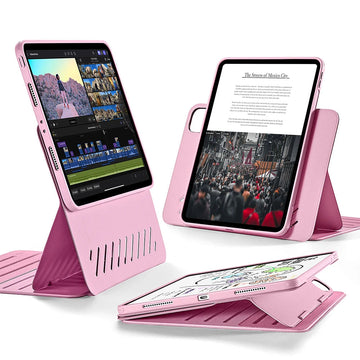 ESR億色 iPad Pro 11【2018/2020/2021/2022】 眾置系列可升降雙用款平板保護套 櫻花粉