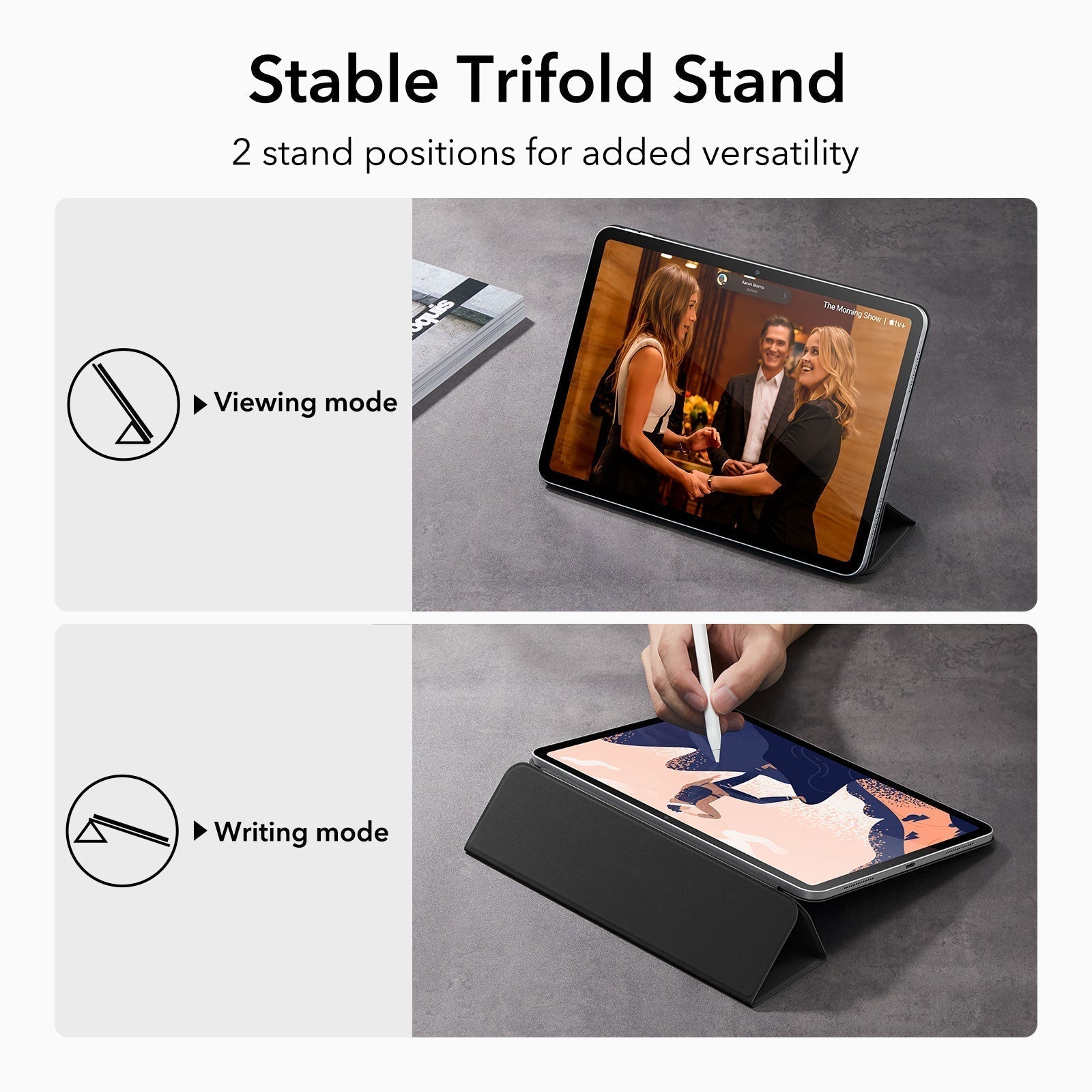 iPad 11“ (A16, 2025)/10th Generation Rebound Magnetic Case - Black ESR ESR