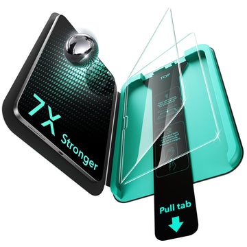 ESR億色 iPad Air 11吋【2026/2025/2024】鋼化膜 7倍防護玻璃保護貼 2片裝-贈除塵秒貼書本盒