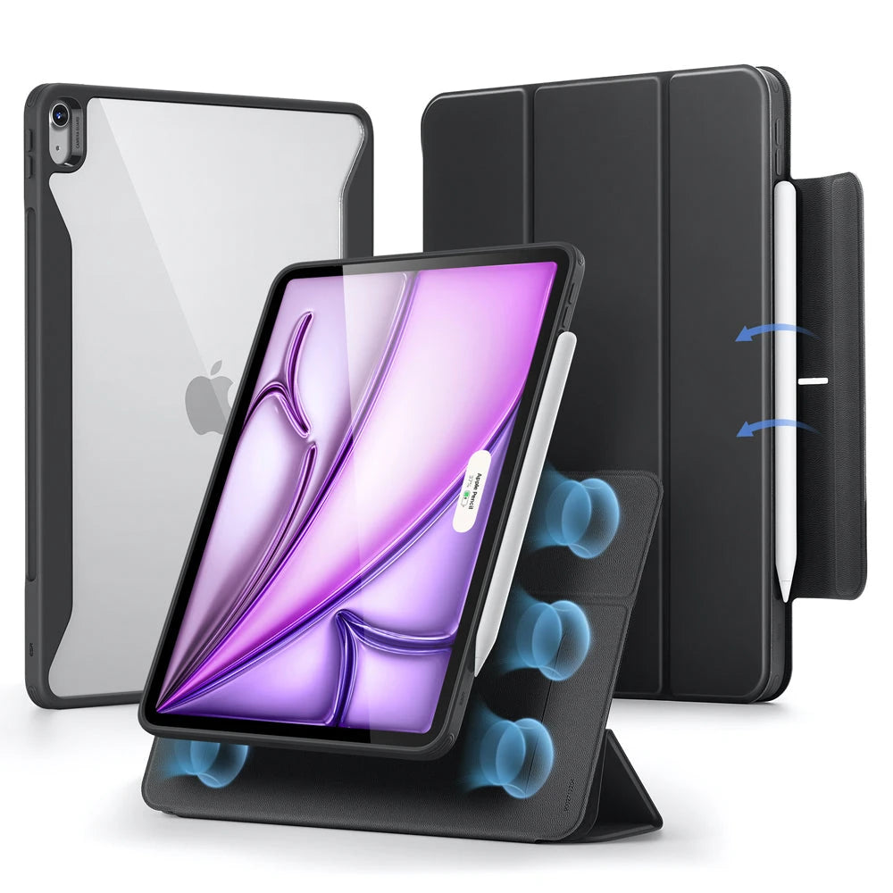 iPad Air 13″ (2025) Rebound Hybrid Case 360 - Black ESR ESR