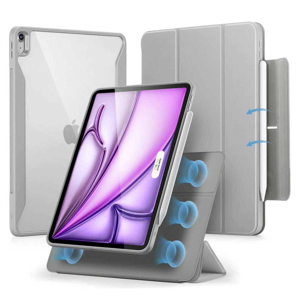 iPad Air 13″ (2025) Rebound Hybrid Case 360 - Grey ESR ESR
