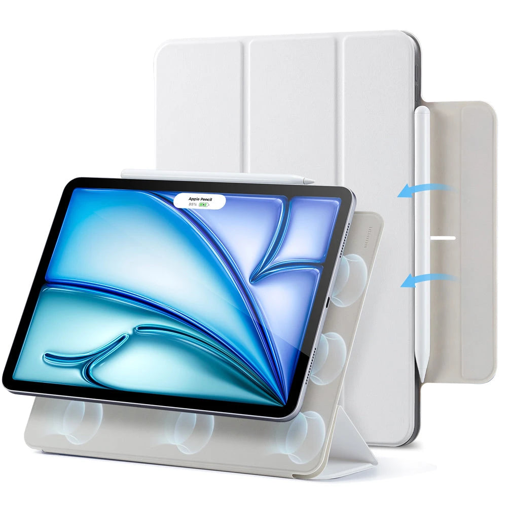 iPad Air 11″ (2025) Rebound Magnetic Case - Brilliant White - ESR 
